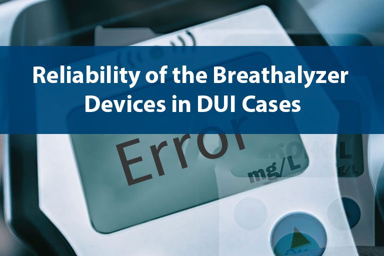 breathalyzer reliability
